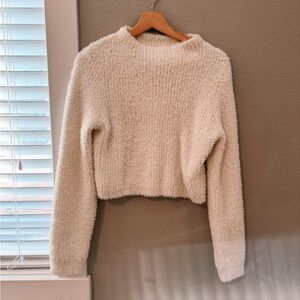 Aerie marshmallow cropped sweater
